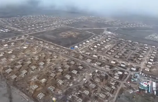 Ağdam rayonunun Eyvazxanbəyli kəndinin tikintisi