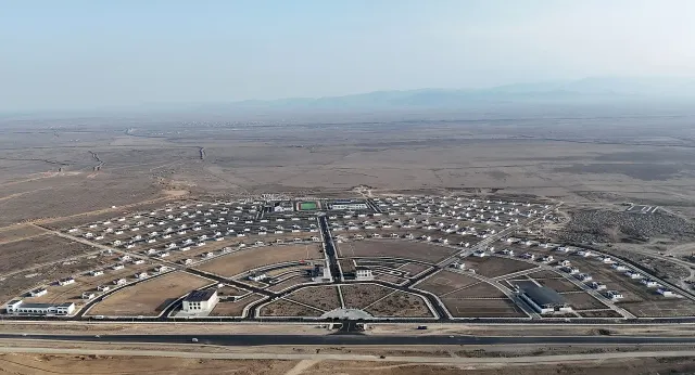 Ağdam rayonunun Sarıcalı kəndinin tikintisi