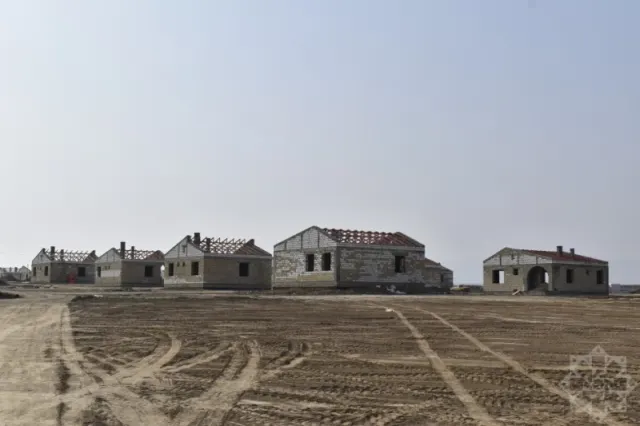 Ağdam rayonunun Sarıcalı kəndinin tikintisi — foto 4