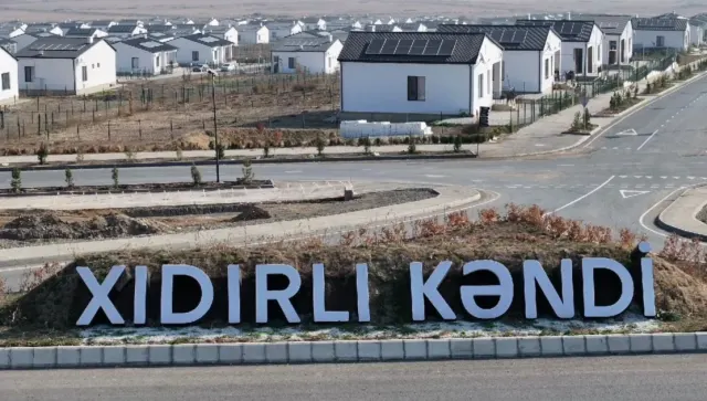 Ağdam rayonunun Xıdırlı kəndinin tikintisi — foto 2